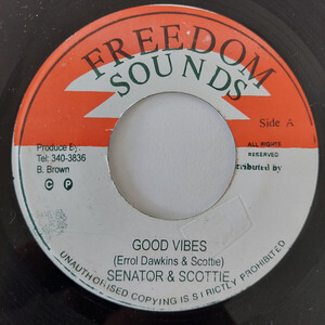 ジャマイカ7 Senator & Scottie / Kalumba Good Vibes / Rastafari Allways NONE Freedom Sounds /00080