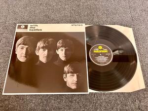 YELLOW PARLOPHONE STEREO PCS3045 WITH THE BEATLES LP UK EU ビートルズ アナログレコード john lennon paul mccartney george harrison