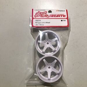 N-Type Drift Wheel/＋6/White GD036 ホワイト ラジコン オフセット6