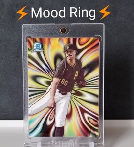 新人王 Paul Skenes ポール・スキーンズ 2023 Bowman Chrome Draft Mood Ring