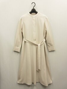 23年セオリーリュクスTheoryLuxe★定価￥74800(税込)スタンドカラーロングシャツワンピース★小さいサイズ32