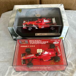 フェラーリ 1/43 F310B マニ・クール ウイナー 1997 ミハエル・シューマッハ リミテッド・エディション 9999 qcs. 他1台