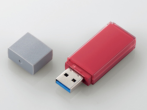 USB3.2 Gen1 対応 USBメモリ maquilla USBメモリ レッド 64GB MF-MAU3064GRD エレコム セキュリティロック対応 ■安心1年保証■