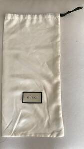 【GUCCI】グッチ　ポリエステル繊維の布袋　巾着袋　1回使用のみの美品