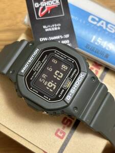 CASIO！新品　未使用品　完品！タグ付！即決！Gショック木村拓哉　ヒーロー使用モデルDW-5600FS-3JF 国内正規品　電池交換済み！安心個体！