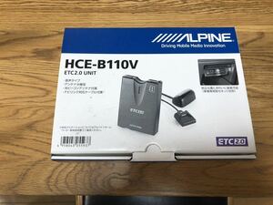 ALPINE USB/HDMI HCE-B110V 光ビーコンレシーバー付ETC2.0車載器 新品　未使用　未登録