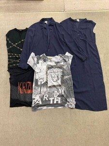 戸0703 Tシャツ 古着 長袖 半袖Tシャツ トップス 半袖 服 クリツィア KRIZIA