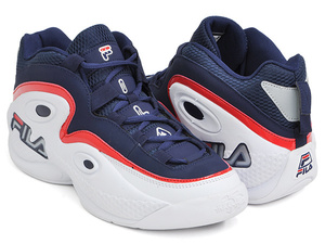 新品タグ付き 27.5cm ネイビー フィラ グラント ヒル 3 FILA GRANT HILL 3 バスケットシューズ バッシュ 復刻