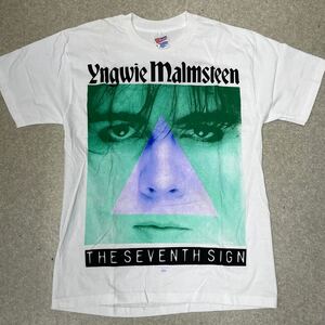 ヴィンテージ　イングヴェイ・マルムスティーン　Yngwie Malmsteen THE SEVENTH SIGN WORLD TOUR 1994 Tシャツ L