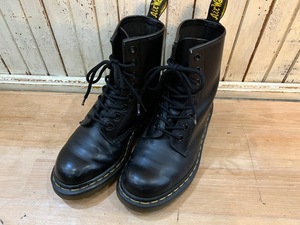 W59★定番!! Dr.Martens/ドクターマーチン 8EYE BOOT 10072 8ホールブーツ ブラック UK4(23cm) レディース ブーツ USED ★