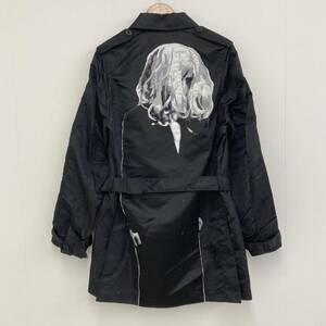 パッチワーク UNDERCOVER CINDY SHERMAN 20SS ナイロン トレンチコート 黒 アンダーカバー シンディシャーマン ジャケット archive1585