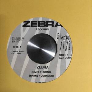 ◆即決◆◆ULTRA RARE◆◆MONSTER MODERN SOUL FUNK SWEET◆◆◆ZEBRA◆◆◆SIMPLE SONG / I FORGOT TO SAY◆◆◆ORIGINAL◆◆コンピ収録曲