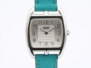 【 エルメス HERMES 】 腕時計 CT1.210 ケープコッド SS/革 クォーツ レディース 箱 新着 00136-0