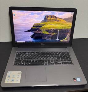 ◇DELL Inspiron 17（5767) P32E ◇Core i7-7500U/メモリ16GB/SSD1TB/Win10Pro-64Bit/中古品◇