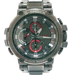 ★【１円スタート！】カシオ CASIO G-ショック G-SHOCK MTG-B100B-1AJF MTG-B1000 ソーラー電波 ブラック文字盤 ラバー 腕時計 メンズ