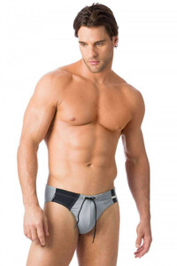 即決新品 グレッグ・オム Gregg Homme 102625 Magnetic Swim Brief スイムビキニブリーフ　グレー　灰色　現品表記サイズ S