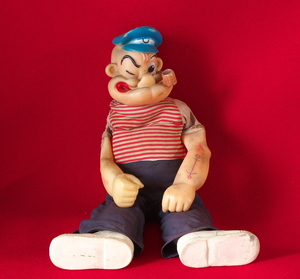 ソフビ ポパイ POPEYE ソフビ人形 46cm 50