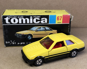 030 tomica トミカ No.67 1/61 トヨタ スプリンタートレノ 2ドア TOYOTA SPRINTER TRUENO 箱入り