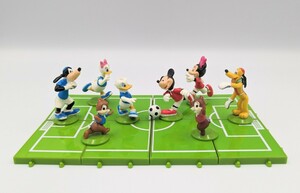 ディズニー　キャラクター　サッカーフィギュア　コカコーラ　磁石　全８種　ミッキー＆フレンズ