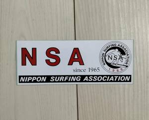 NSA 日本サーフィン連盟 ステッカー