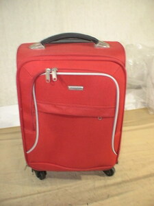 2579　FLEXEED　赤 スーツケース　キャリケース　旅行用　ビジネストラベルバック