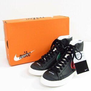未使用 NIKE ナイキ WMNS MID BLAZER 77 ”BLACK” DA2142-046 SIZE:25.5cm スニーカー 靴 〓A1601