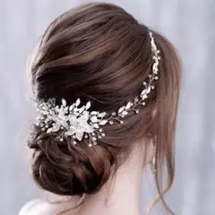 【SALE】ヘッドドレス 結婚式 ウエディング ヘアアクセサリー 上品 高級感