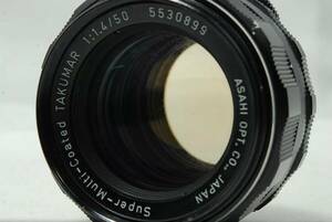 PENTAX Super Multi Coated Takumar 50mm F1.4 M42 SN5530899