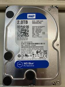 ★3.5インチ　SATA　2TB　WD　WD20EZRZ　中古品★