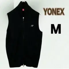 YONEX ヨネックス　黒 Mサイズ ベスト　ウール100% 毛　日本製