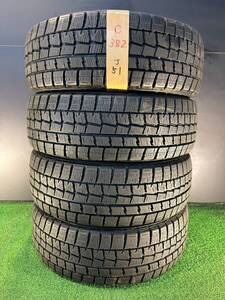 【9分山】2013年 185/60R15 ダンロップ WINTERMAXX WM01★全国送料無料 4本セット タイヤまにあ★C382 J51