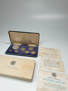 JAMAICA PROOF SET ジャマイカ プルーフセット 1971年 ケース 銀貨 海外貨幣 古銭 g245