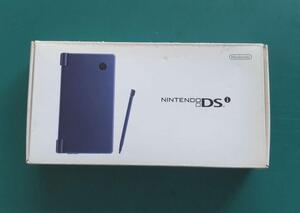 E32【中古・良品】NINTENDO DSI Metallic Blue 3856 液晶画面少々訳あり