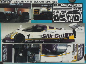 STARTER 1/43 　 JAGUAR XJR 11 SILK CUT SPA 1989