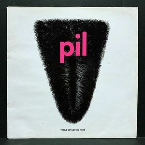 ★PUBLIC IMAGE LTD★PiL★P.i.L★ジャンク品★THAT WHAT IS NOT★UＫ盤★パブリック・イメージ★JOHN LYDON★ジョン・ライドン★★