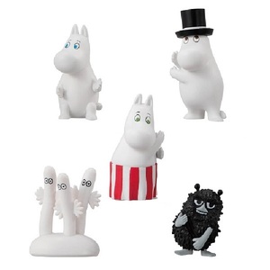 ハグコット MOOMIN 2 5種 セット ムーミン ムーミンパパ ムーミンママ ニョロニョロ スティンキー フィギュア ケーブル マスコット ラスト