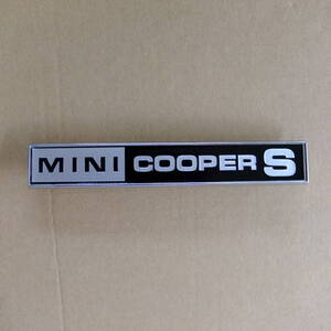 MK3用トランクバッジ　MINI COOPER S