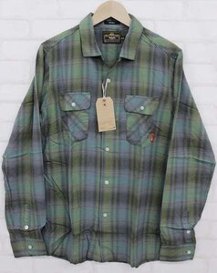 2T2417■未使用品 Wtaps 10ss VATOS L■S SHIRT ダブルタップス レーヨンチェックシャツ