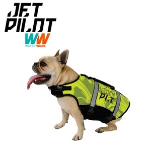 ジェットパイロット JETPILOT 2023 ドッグ ベスト JA23012 イエロー S ライフジャケット 犬 ペット マリン