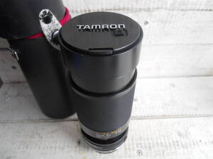 M9389 カメラレンズ MINOLTA用 TAMRON 1:3.8 1:4/210 80-210mm φ58傷汚有 動作チェック無 ゆうパック60サイズ(0504)