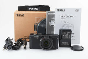 ★外観美品★ PENTAX ペンタックス MX-1 クラシックブラック コンパクトデジタルカメラ 元箱付 #1424