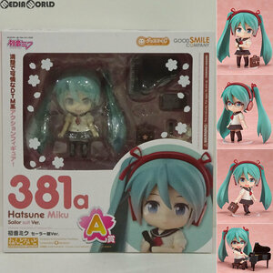 【中古】[FIG]A賞 ねんどろいど 初音ミク セーラー服Ver. グッスマくじ 初音ミク 2014 Spring Ver. キャラクター・ボーカル・シリーズ01 初