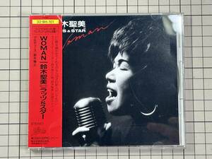 【CD/帯付き/盤面良好】鈴木聖美　WITH ラッツ&スター /　WOMAN 1987/05/02 328H-101 4988010306168