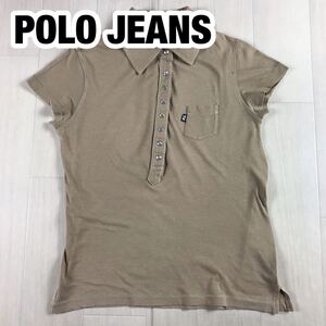 POLO JEANS COMPANY ポロ ジーンズ カンパニー ポロシャツ S ベージュ