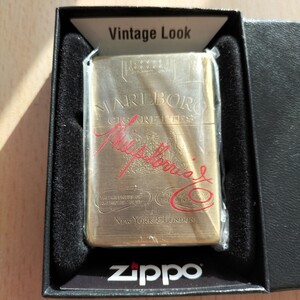 【未使用】ZIPPO/ジッポー Marlboro/マルボロ 日本上陸50周年記念/150個限定 1924年 Original Package 2023年製 シリアル