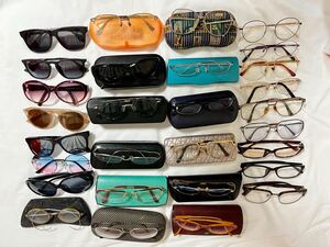 ブランド含 サングラス メガネ 29点セット まとめ ビンテージ 大量【Rayban Furla Dunhill Burberry Nikon DonnaKaran Lanvin Givenchy等】