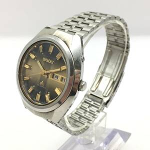 ○N241-372 ORIENT/オリエント 3針 Daydate デイデイト メンズ 自動巻き 腕時計 H429-27160 稼働品