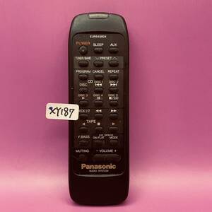 XY187★動作保証あり　パナソニック Panasonic オーディオリモコン　EUR643804