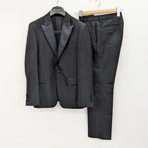 19AW Paul Smith タキシードジャケット ピークドラペル セットアップ コレクションライン ブラック系 PF-IS-71431 ウール Sサイズ