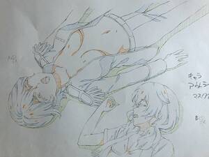 ヴァルキリードライヴ 最終回 直筆 原画 8枚セット 柊晶／Genga Cel セル画 ／アニメ Anime 原動画